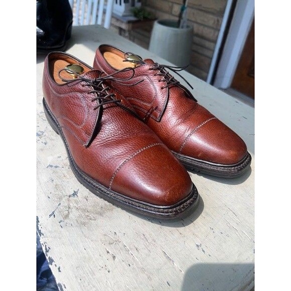 ALLEN EDMONDS BECKER MEN’S CAPTOE OXFORD LEATHER SHOES SIZE 11.5D main image 10